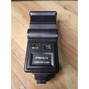 F700 Blitz‎ Computer Flash Vintage Camera Electronic Flash Tilting Zoom Head